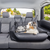 PupProtector™ Faux Leather Memory Foam Dog Car Bed - Black