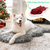 PupRug™ Faux Fur Orthopedic Dog Bed + FREE Holiday Plaid Bed Cover