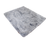 plush faux fur charcoal grey blanket