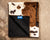 Brown Faux Cowhide Blanket