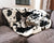 french bulldog on black cowhide blanket