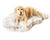 PupRug™ Faux Fur Orthopedic Dog Bed + FREE Holiday Plaid Bed Cover