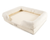 White Bolster Dog Bed