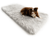 PupRug™ Runner Faux Fur Memory Foam Dog Bed Cover - Rectangle Grey (Bed Not Included)