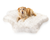 Products PupRug™ Animal Print Memory Foam Dog Bed Cover - Polar Bear Faux Hide (Bed Not Included)