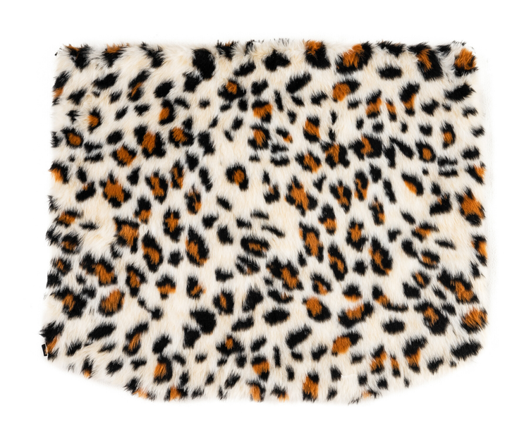 Cheetah Print Faux Fur Bed topper