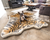 PupRug™ Animal Print Memory Foam Dog Bed Cover - Tiger Faux Print (Bed Not Included)