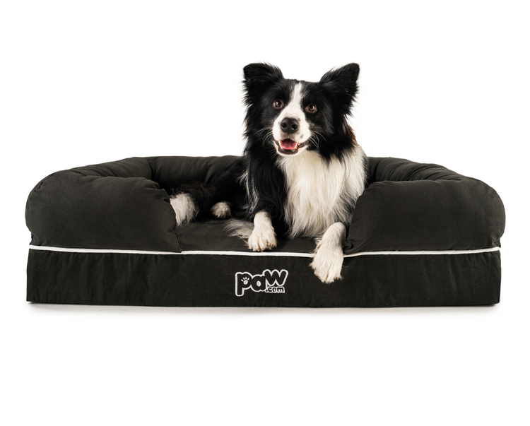 charcoal grey dog bed cover