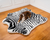 PupRug™ Animal Print Memory Foam Dog Bed Cover - Zebra Faux Print (Bed Not Included)