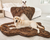 PupRug™ Bundle - Orthopedic Bed Curve, Brown + Matching Waterproof Blanket