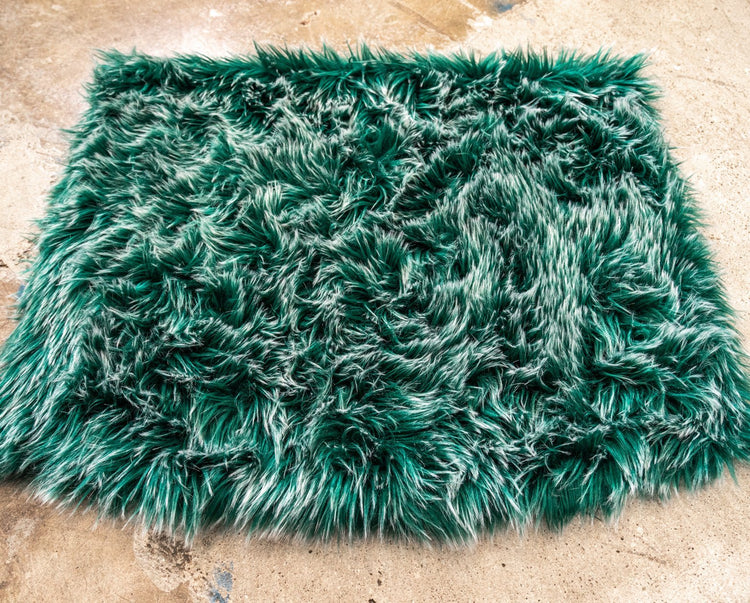 Faux Fur Green Topper