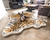 PupRug™ Animal Print Memory Foam Dog Bed - Tiger Faux Print