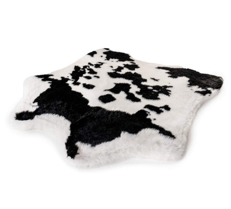 Black Cowhide Bed