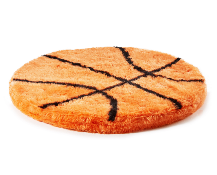 PupRug™ Faux Fur Orthopedic Dog Bed - Basketball