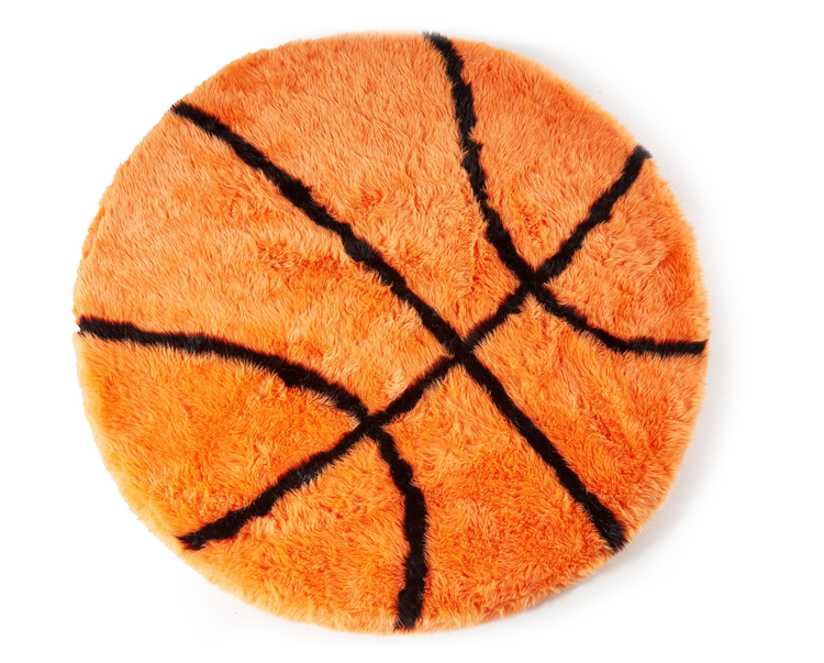 PupRug™ Faux Fur Orthopedic Dog Bed - Basketball