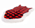 PupRug™ Faux Fur Orthopedic Dog Bed Cover - Curve Red Holiday Plaid (Bed Not Included)